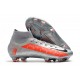 Nike Mercurial Superfly 7 Elite SE FG Silver Orange Black Football Boots