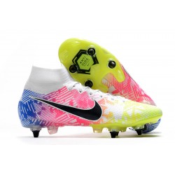 Nike Mercurial Superfly 7 Elite SG-PRO AC White Green Black Multi Football Boots