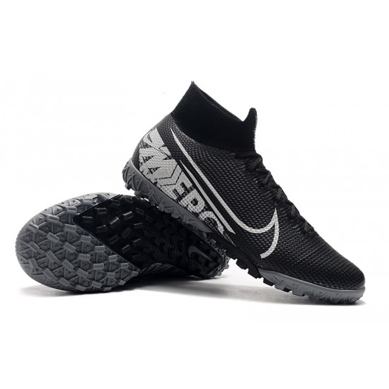 Nike Mercurial Superfly 7 Elite TF White Black Football Boots