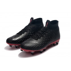 Nike Mercurial Superfly VI Elite SG High Black Win-Red Football Boots