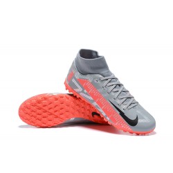 Nike Mercurial Superfly VII Academy TF Silver Black Orange Football Boots