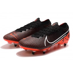 Nike Mercurial Vapor 13 Elite SG-PRO AC Low Black White Orange Football Boots