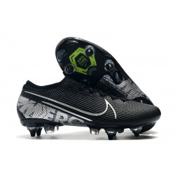 Nike Mercurial Vapor 13 Elite SG-PRO AC Low Silver Black Green Football Boots