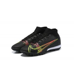 Nike Superfly 8 Academy TF High Mens White Black Red Green Football Boots