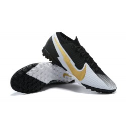 Nike Vapor 13 Elite TF Gold Black Grey Football Boots