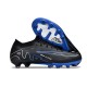 Nike Air Zoom Mercurial Vapor 15 Elite AG Low Football Boots Black Blue White For Men 