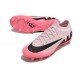 Nike Air Zoom Mercurial Vapor 15 Elite AG Low Football Boots Pink White Black For Men 