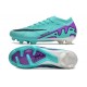 Nike Air Zoom Mercurial Vapor 15 Elite FG Low Football Boots Ltblue Purple Black For Men/Women