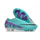 Nike Air Zoom Mercurial Vapor 15 Elite FG Low Football Boots Ltblue Purple Black For Men/Women