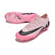 Nike Air Zoom Mercurial Vapor 15 Elite FG Low Football Boots Pink Black For Men/Women