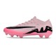 Nike Air Zoom Mercurial Vapor 15 Elite FG Low Football Boots Pink Black For Men/Women