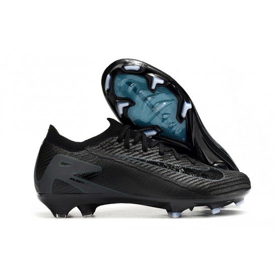 Nike Air Zoom Mercurial Vapor 16 Elite FG Low Black Blue Football Boots For Women And Men