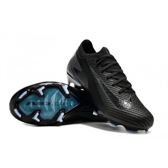 Nike Air Zoom Mercurial Vapor 16 Elite FG Low Black Blue Football Boots For Women And Men