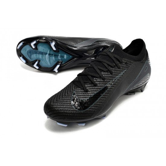 Nike Air Zoom Mercurial Vapor 16 Elite FG Low Black Blue Football Boots For Women And Men