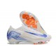 Nike Air Zoom Mercurial Vapor 16 Elite FG White Blue Low Football Boots For Women And Men