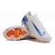 Nike Air Zoom Mercurial Vapor 16 Elite FG White Blue Low Football Boots For Women And Men