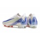 Nike Air Zoom Mercurial Vapor 16 Elite FG White Blue Low Football Boots For Women And Men