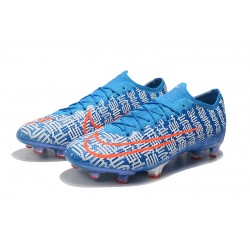 Nike Mercurial Vapor 13 Elite FG Blue White Orange Football Boots