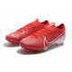 Nike Mercurial Vapor 13 Elite FG Deep Red White Football Boots