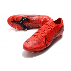 Nike Mercurial Vapor 13 Elite FG Red Black Football Boots