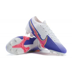 Nike Mercurial Vapor 13 Elite FG White Blue Peach Football Boots