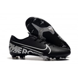 Nike Mercurial Vapor XIII PRO FG Black Silver Football Boots