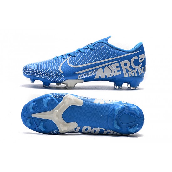 Novel Cleats Shoes Soccer Nike Mercurial Vapor XIII PRO FG Blue