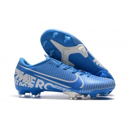 Nike Mercurial Vapor XIII PRO FG White Blue Football Boots