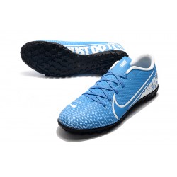 Nike Mercurial Vapor XIII TF White Blue Football Boots