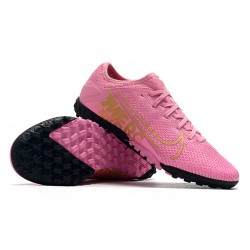 Nike Vapor 13 Pro TF Black Pink Gold Football Boots