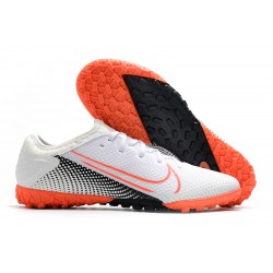 Nike Vapor 13 Pro TF White Black Orange Football Boots