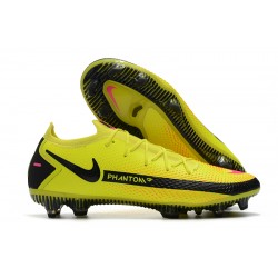 Nike Phantom GT Elite FG Black Yellow Peach Football Boots