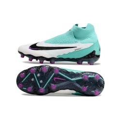 Women/Men Nike Phantom GX Elite AG High top Teal Black Football Boots