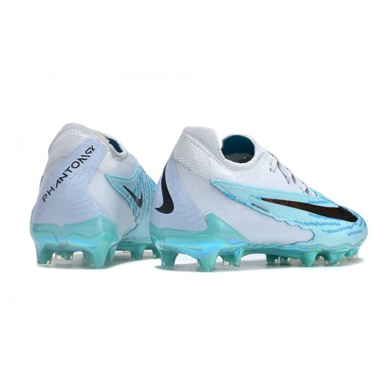 Women/Men Nike Phantom GX Elite FG Blue White Football Boots