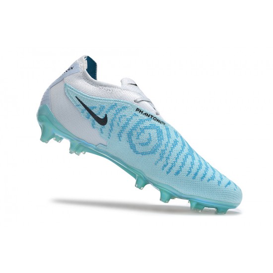 Women/Men Nike Phantom GX Elite FG Blue White Football Boots