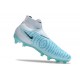 Women/Men Nike Phantom GX Elite FG High top Blue Football Boots