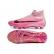 Women/Men Nike Phantom GX Elite FG High top Pink Football Boots