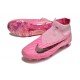 Women/Men Nike Phantom GX Elite FG High top Pink Football Boots