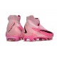 Women/Men Nike Phantom GX Elite FG High top Pink Football Boots