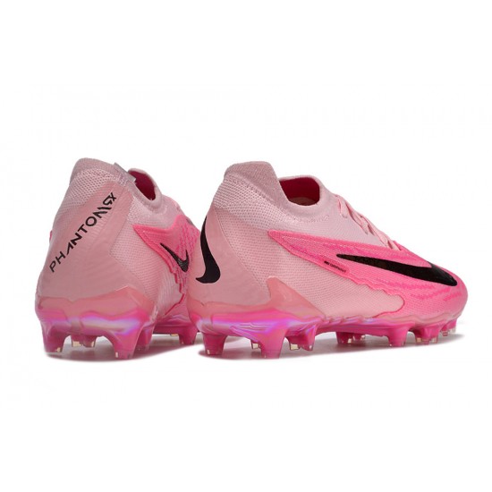 Women/Men Nike Phantom GX Elite FG Pink Black Football Boots