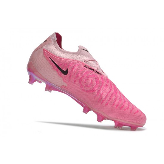 Women/Men Nike Phantom GX Elite FG Pink Black Football Boots