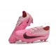 Women/Men Nike Phantom GX Elite FG Pink Black Football Boots