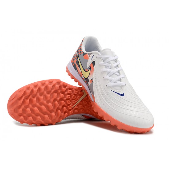 Nike Phantom GX II ACAD LV8 TF White Orange Men's Football Boots