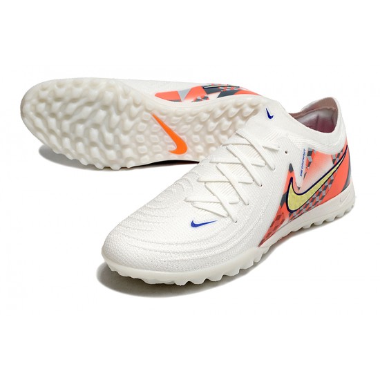 Nike Phantom GX II Elite TF White Yellow Men's Football Boots