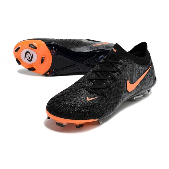 Nike Phantom Luna Elite FG Black and Orange Men's Football Boots