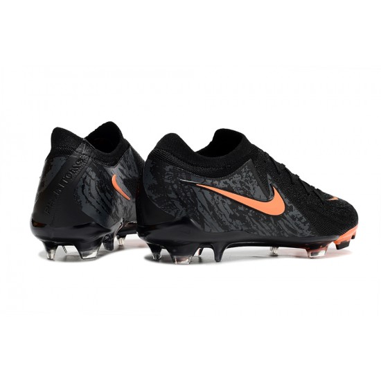 Nike Phantom Luna Elite FG Black and Orange Men's Football Boots