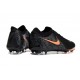 Nike Phantom Luna Elite FG Black and Orange Men's Football Boots