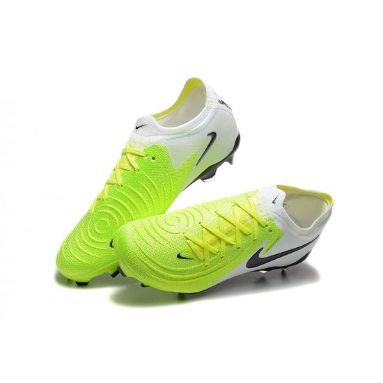 Nike Phantom Luna Elite FG Chartreuse and Black Men's Football Boots