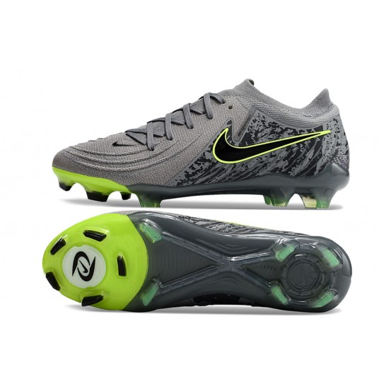 Nike Phantom Luna Elite FG Grey Black Men's Football Boots