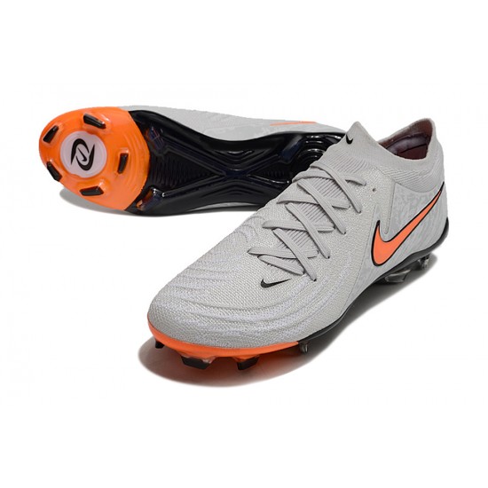 Nike Phantom Luna Elite FG Grey Orange Men's Football Boots